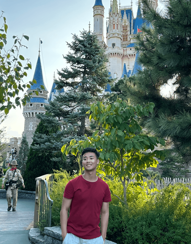 A photo of Jason at Tokyo Disneyland